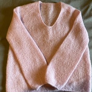 Hand made by me Alpaca and silk blouse